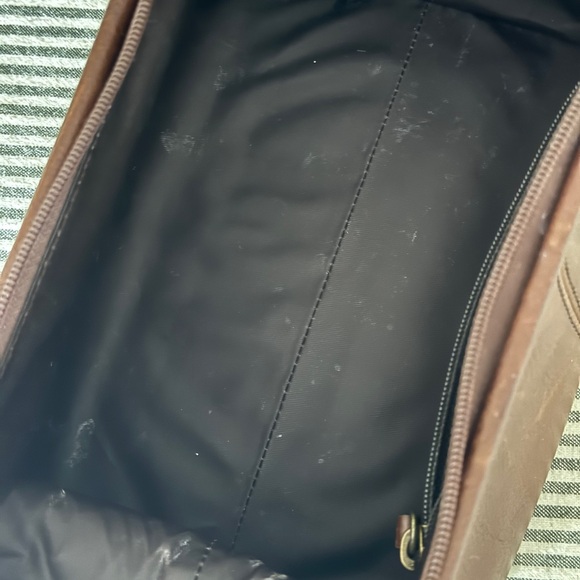 Fossil Leather Toiletries Case Doctor Bag Style - Picture 6 of 6